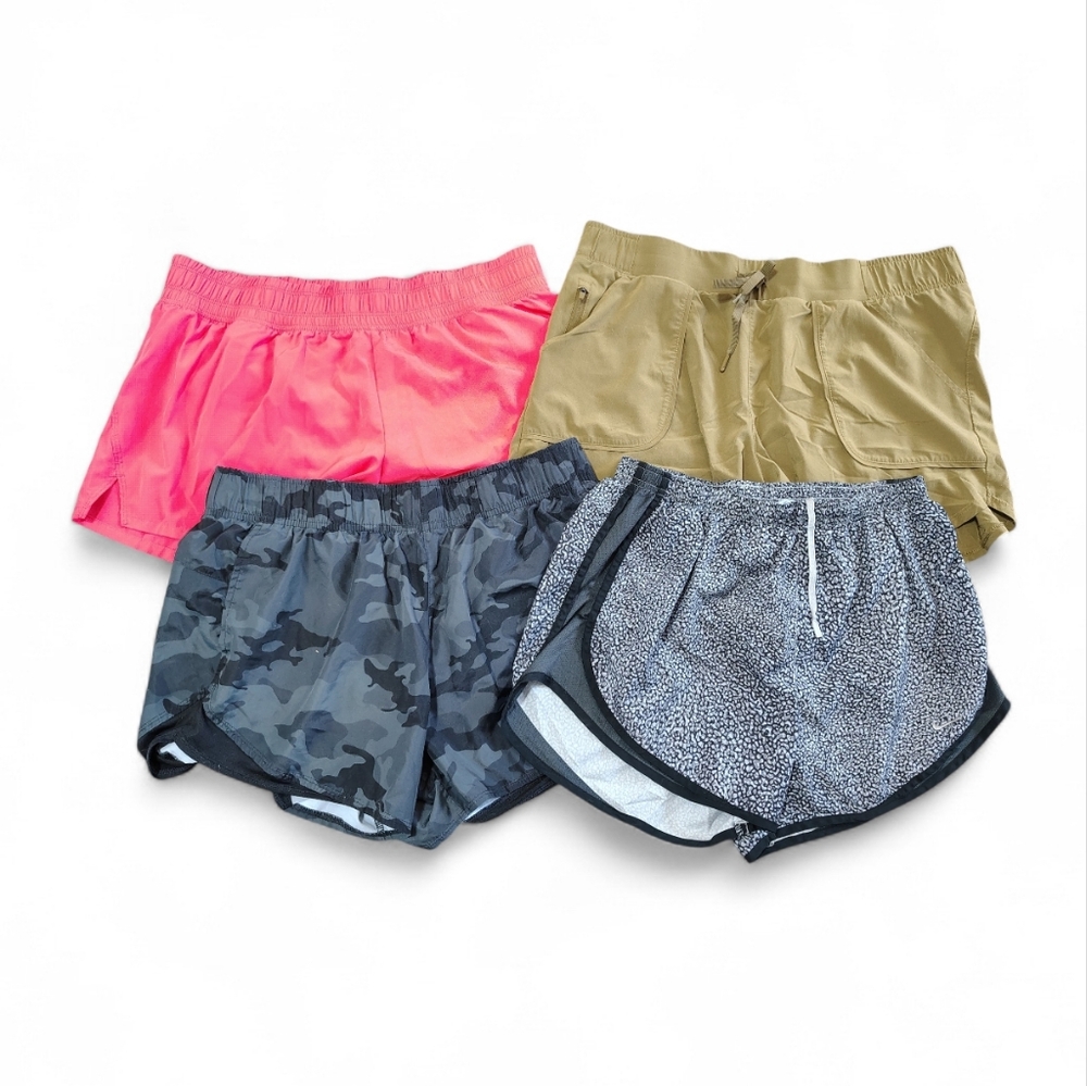 Large Athletic Shorts Bundle Nike Dri-FIT, GapFit All In Motion Workout‎ Gym